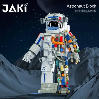 JAKI Jiaqi dawn astronaut stavebné bloky letecký série astronaut model 61 deň detí darček hračka