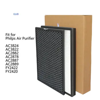 FY2420 FY2422 uhlím hepa Filter Náhrada za Philips Čistička Vzduchu AC2889 AC2887 AC2882 AC2878 AC3822