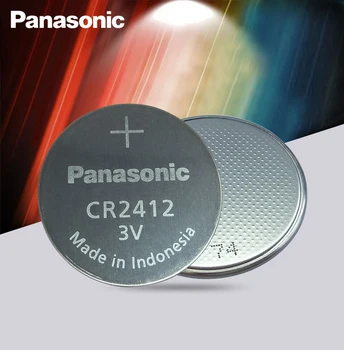 2 KS/veľa 100% Originálne Nové Pre Panasonic CR2412 3V Lítiová Mince sledovať Kľúčové Fobs Batérie Pre swatch hodinky Pre LEXUS Auto Radič
