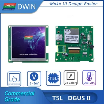 DWIN 4 Palcový 480*480 1:1 Štvorcových 16.7 M Farieb, IPS-TFT-LCD Touch Smart Display TTL s WIFI Modul 16 mb Flash DMG48480C040_03W