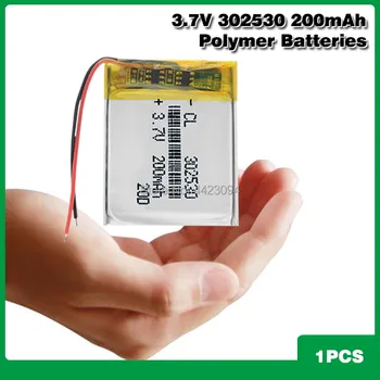 Vysoká Kvalita 302530 200mAh 3,7 V Lítium-Polymérová Batéria 032530 Li-ion batéria pre MP3, MP4 Digitálne Produkty, hlasový záznamník