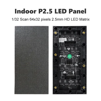 P2.5 64x32 LED Modul Panel Dosky 2,5 mm Malé Ihrisko, Krytý RGB HD LED Board Displej