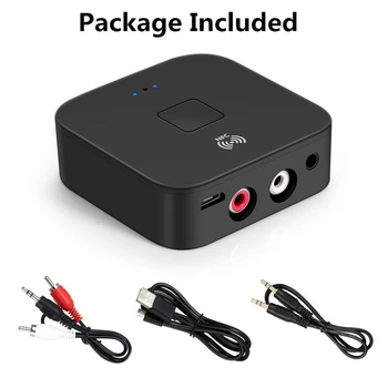 Bezdrôtový Prijímač Bluetooth-Kompatibilné 5.0 3.5 mm AUX Na NFC 2 RCA HiFi Audio Adaptér Vhodný Pre Domáce Kino Auto Stereo