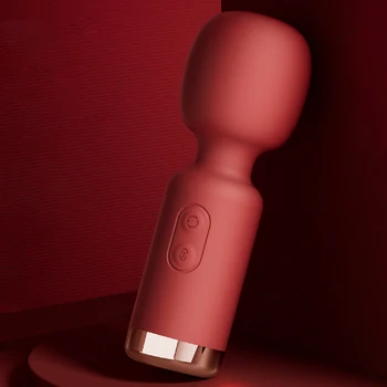 Mini AV Vibrátor Čarovný Prútik pre Ženy Silný Stimulátor Klitorisu USB Nabíjateľné Prenosného Masážneho Dospelé Samice Tovaru sexuálnu Hračku,